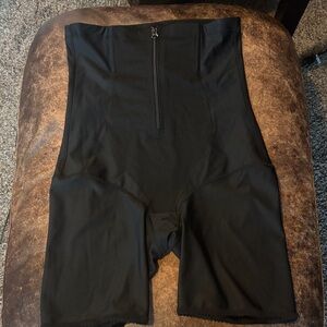 Black High-Waisted Shapewear Shorts